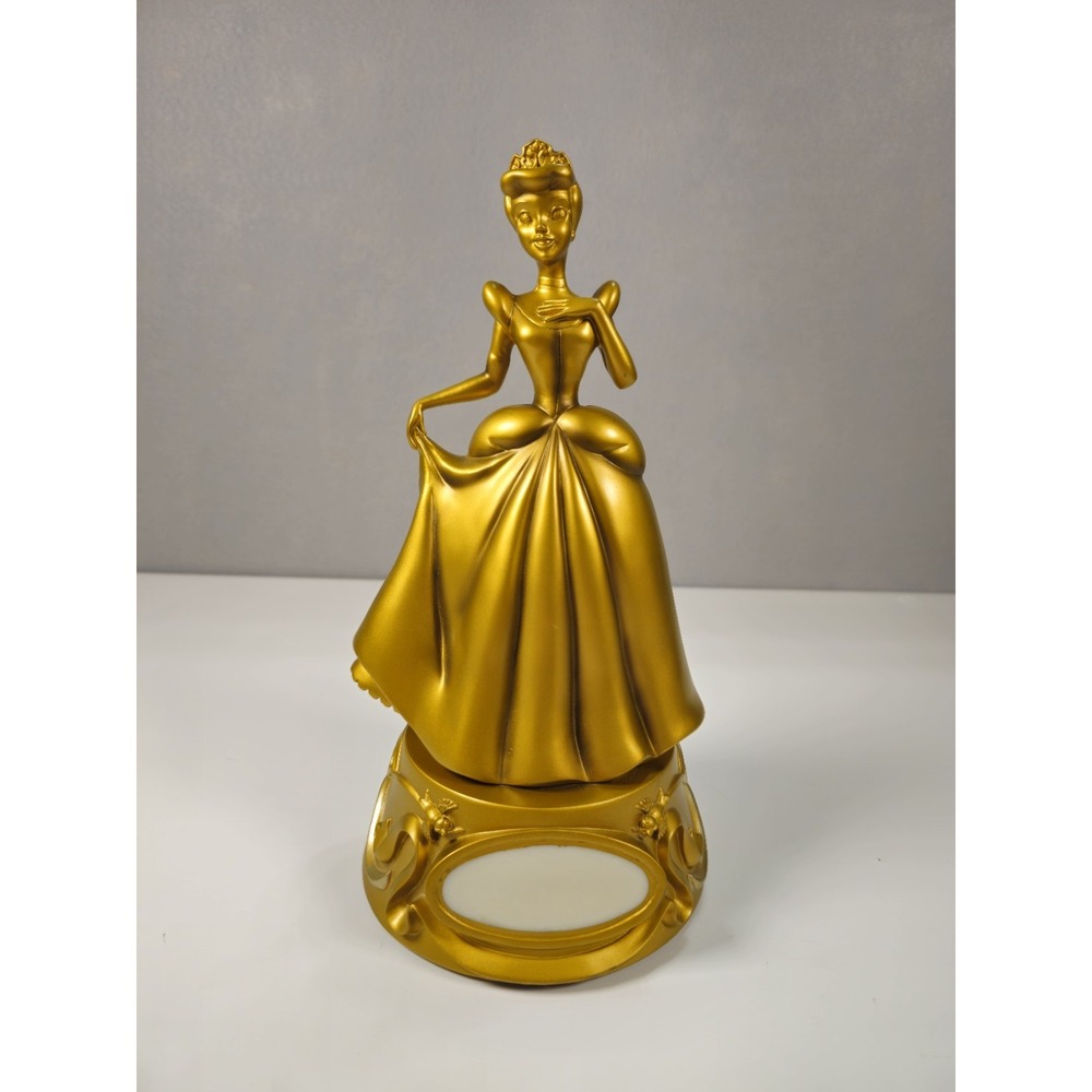 Disney Shopping Cinderella Gold Tone Statue Figurine Item 99364‎ Collectible
